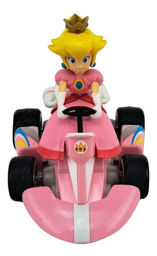 Super Mario Com Carrinho Mario Kart Mariokart Fricção Figure Cor Princesa
