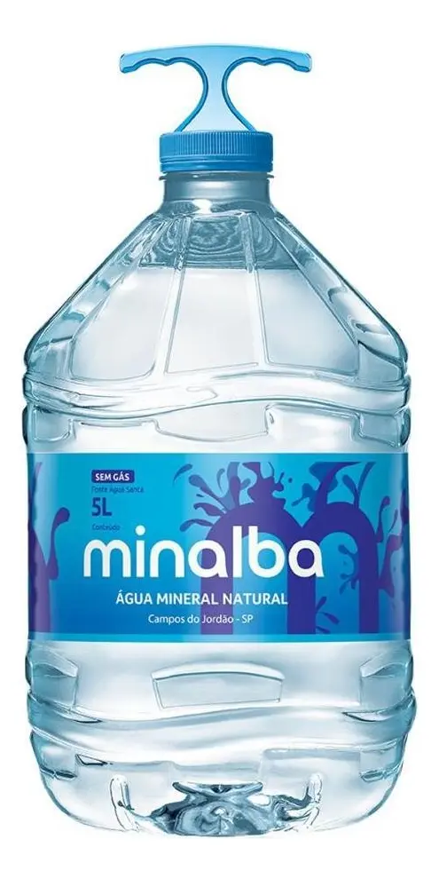 Água mineral Minalba sem gás galão 5 L